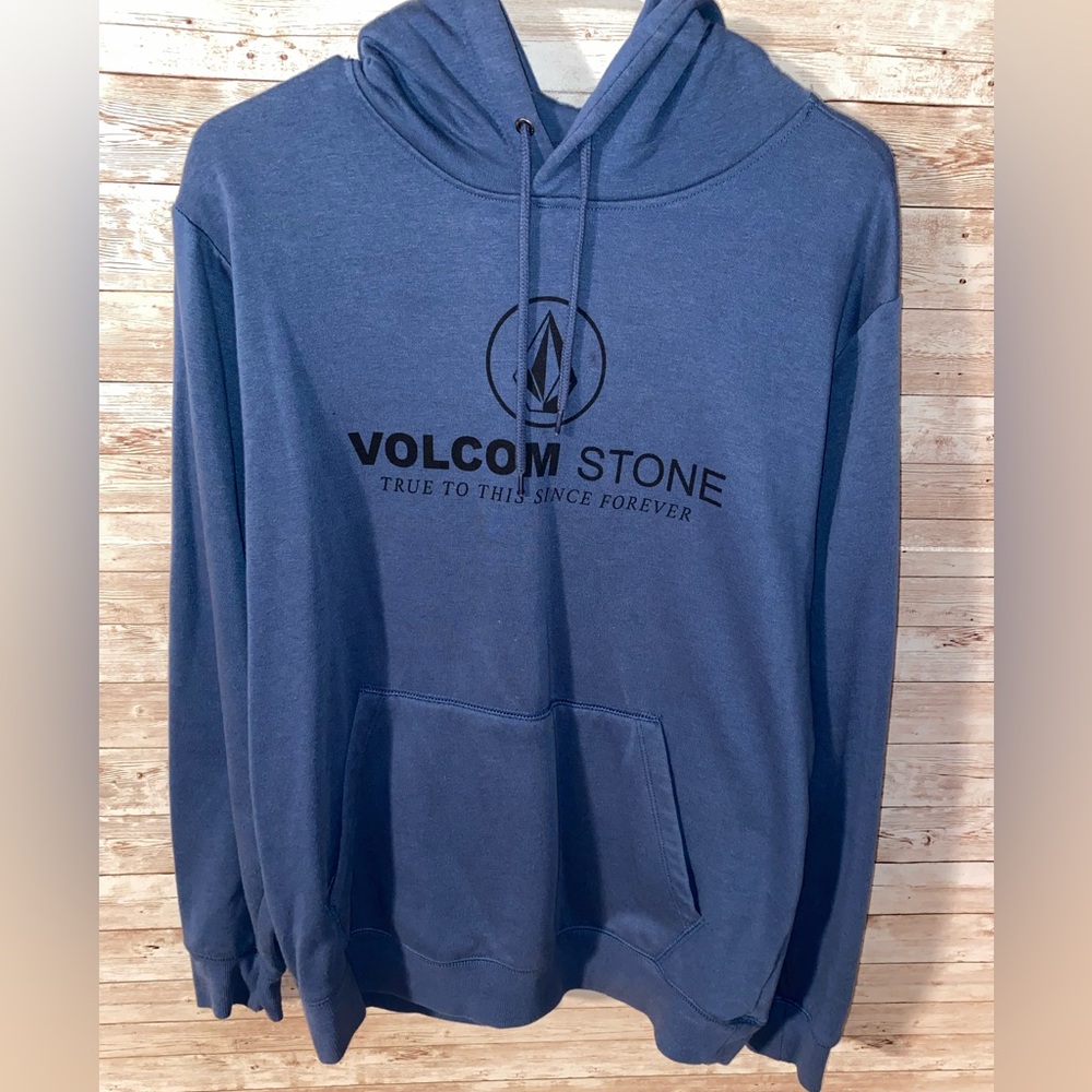 Blue Volcom stone hoodie